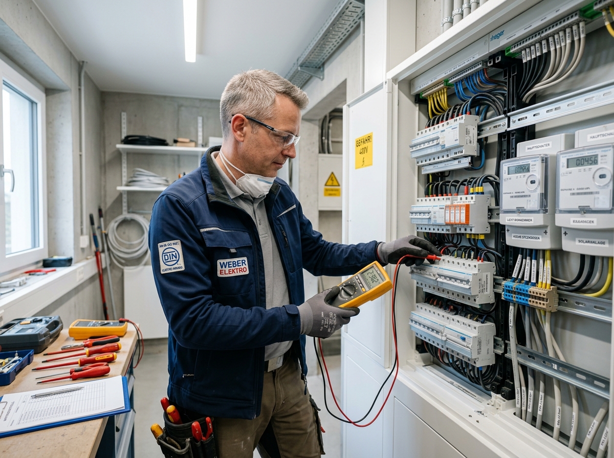 Beispiel Website für Elektro- und Meisterbetrieb Handwerker Onepage